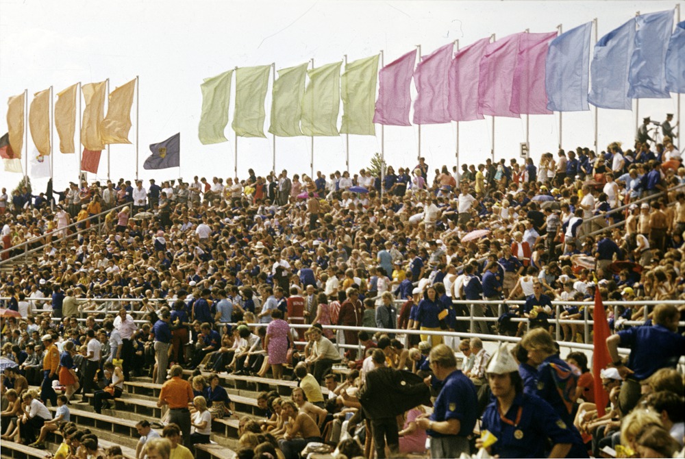 Eröffnungsfeier der X. Weltfestspiele der Jugend und Studenten 1973 in Ost-Berlin