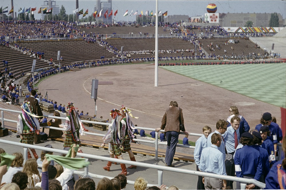Eröffnungsfeier der X. Weltfestspiele der Jugend und Studenten 1973 in Ost-Berlin