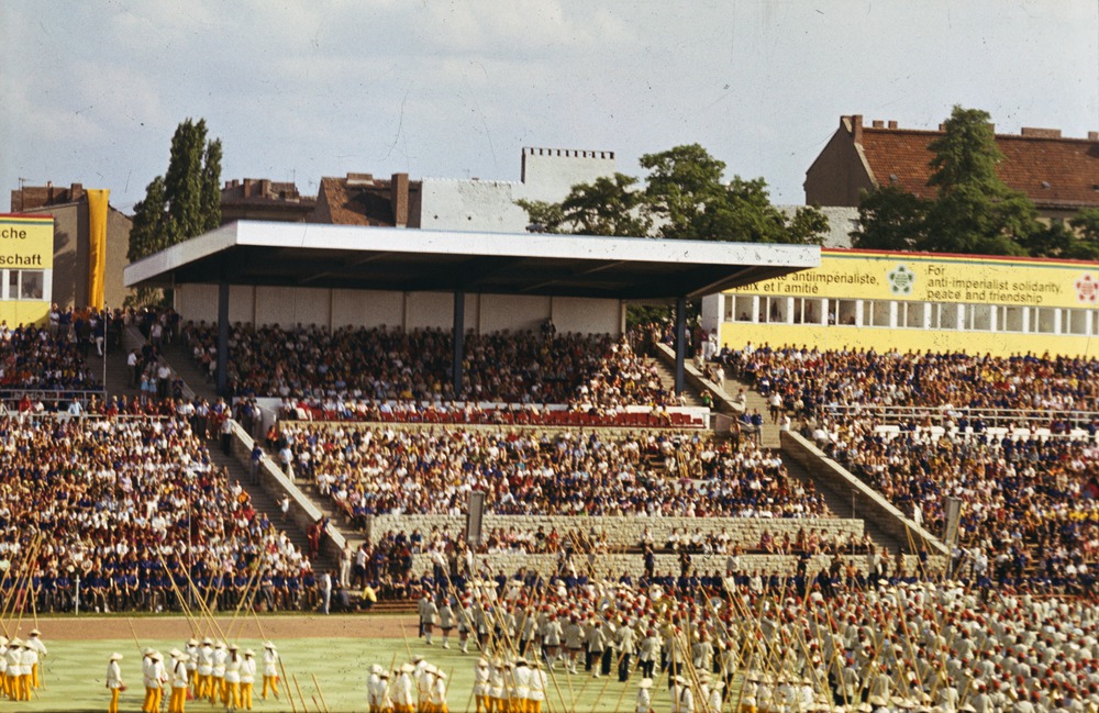 Eröffnungsfeier der X. Weltfestspiele der Jugend und Studenten 1973 in Ost-Berlin