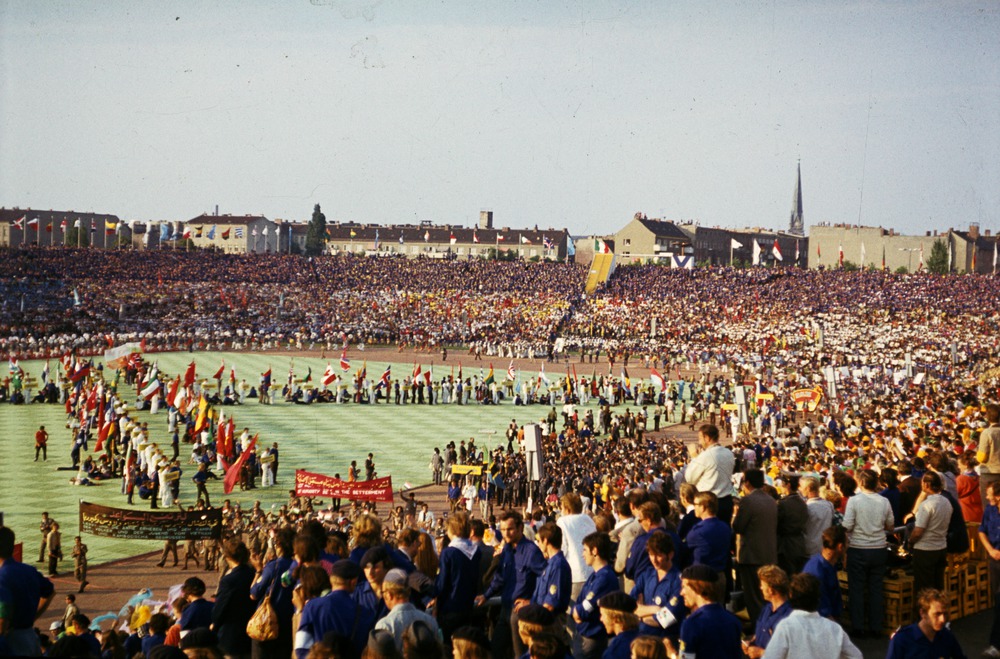 Eröffnungsfeier der X. Weltfestspiele der Jugend und Studenten 1973 in Ost-Berlin
