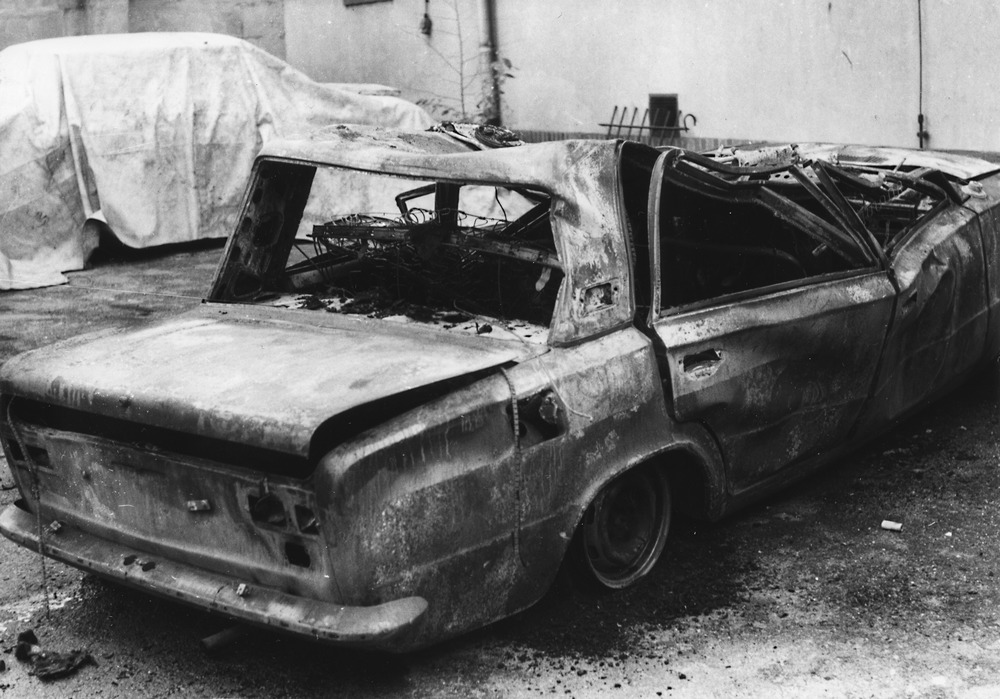 Fotodokumentation über Schäden am Dresdner Hauptbahnhof nach Durchfahrt der "Botschaftsflüchtlinge"