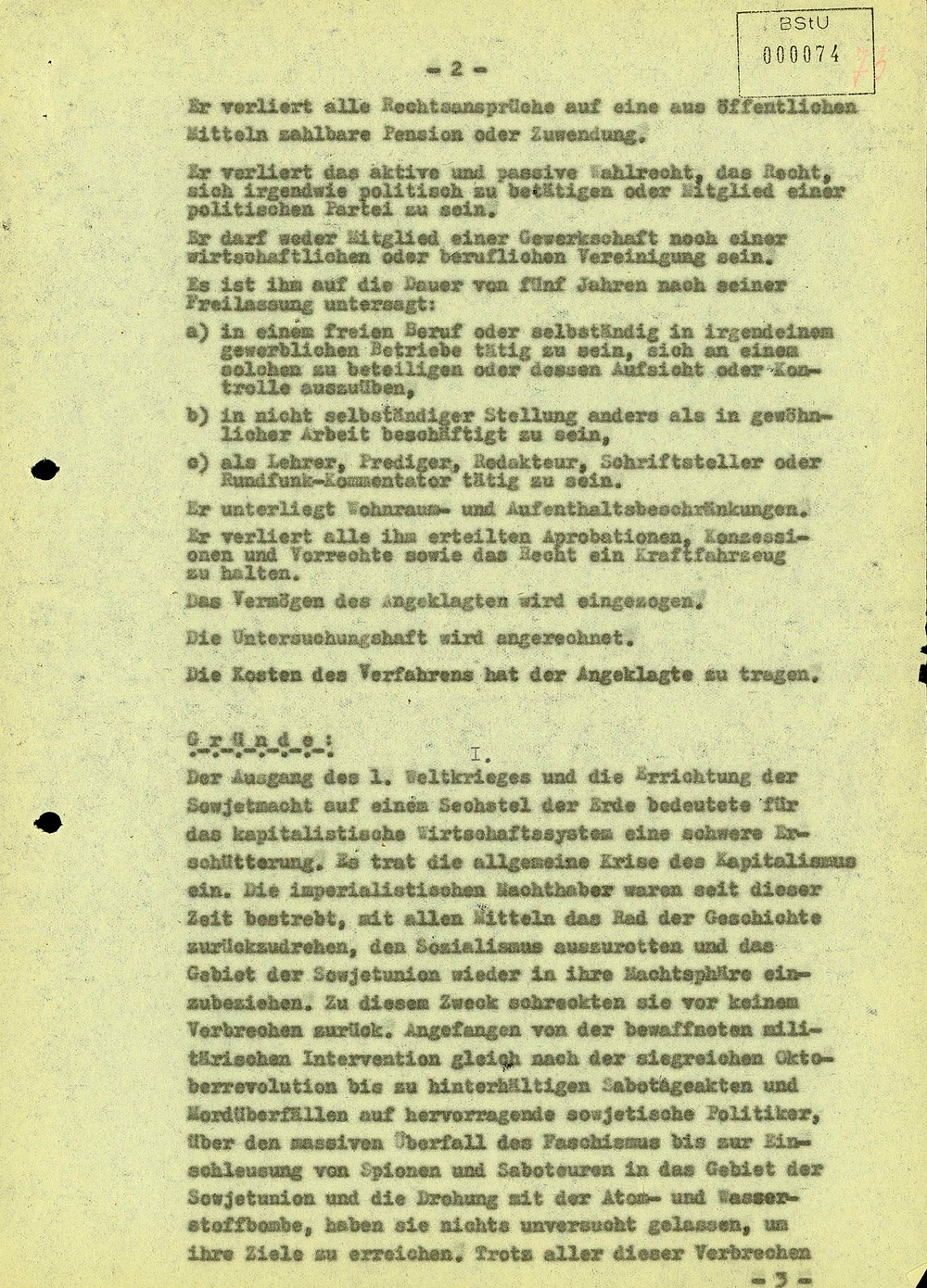 Urteil gegen Paul Merker