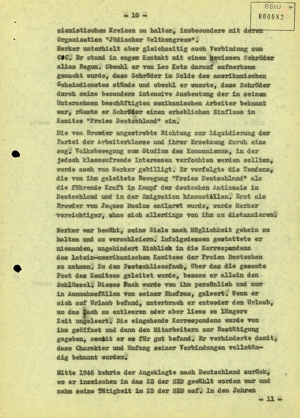 Urteil gegen Paul Merker