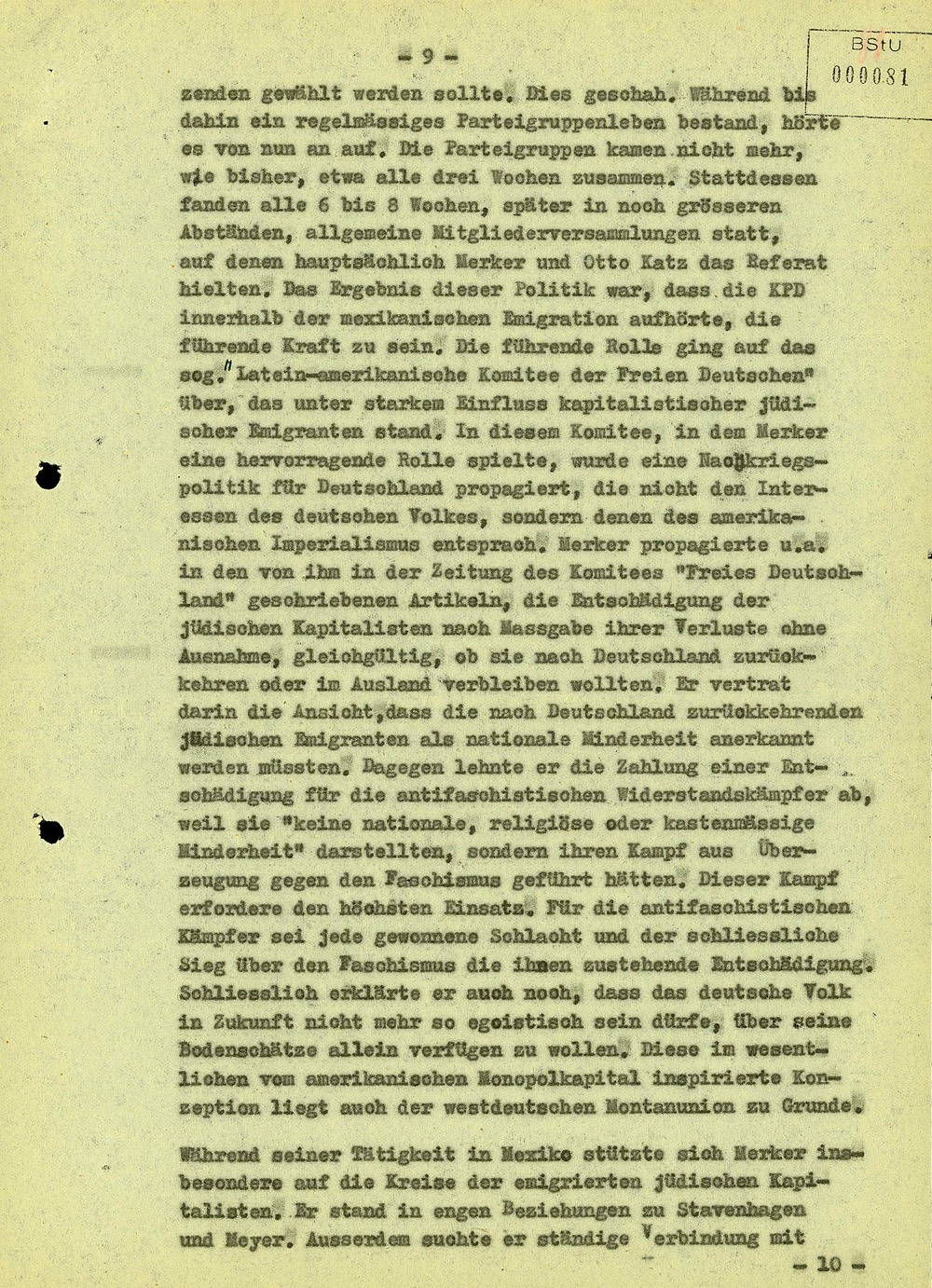 Urteil gegen Paul Merker