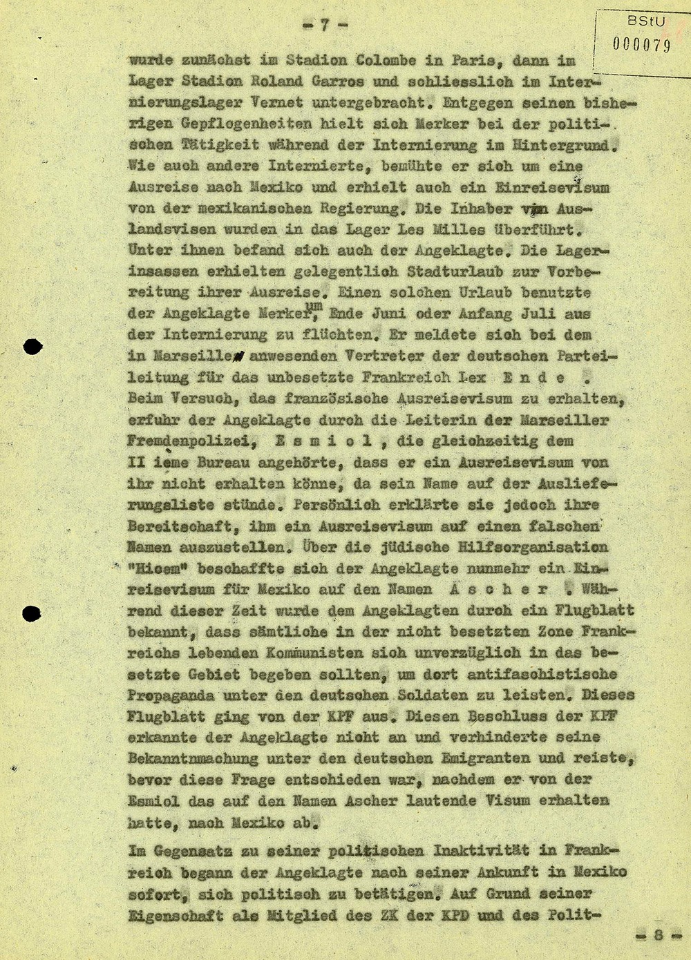 Urteil gegen Paul Merker