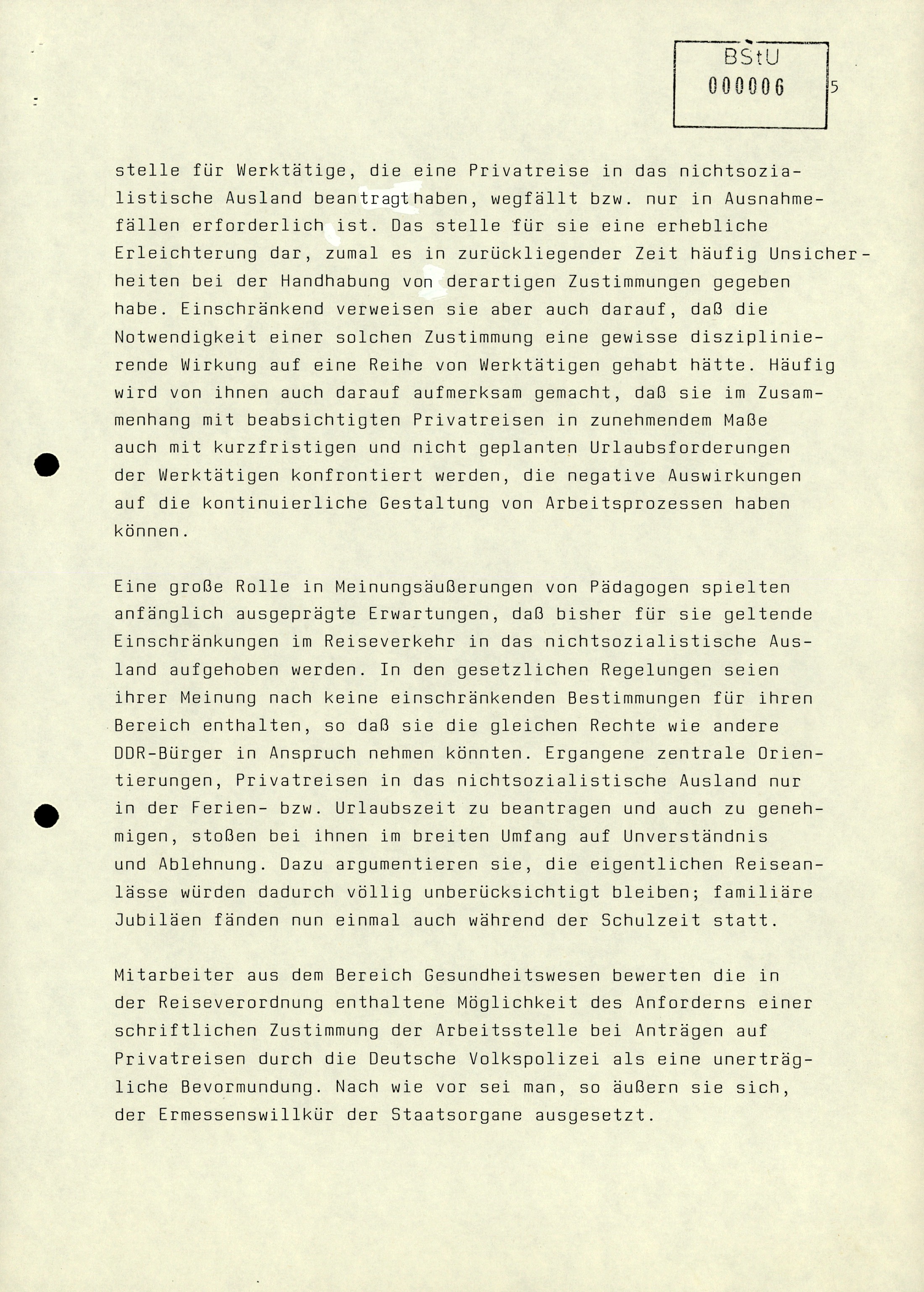 Reaktionen der DDR-Bevölkerung auf die erste offizielle \