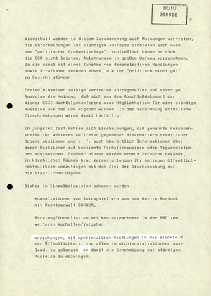 Reaktionen der DDR-Bevölkerung auf die erste offizielle "Reiseverordnung"