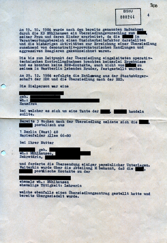 Abschlußbericht zur "OPK Sonne"