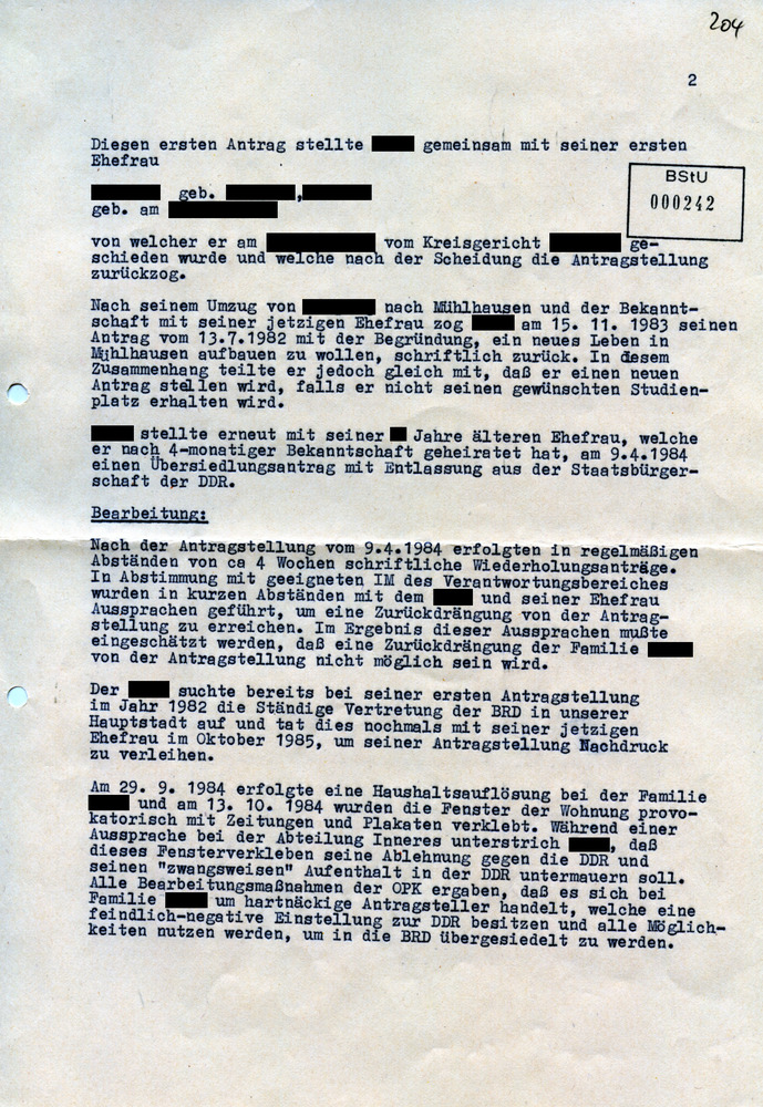 Abschlußbericht zur "OPK Sonne"
