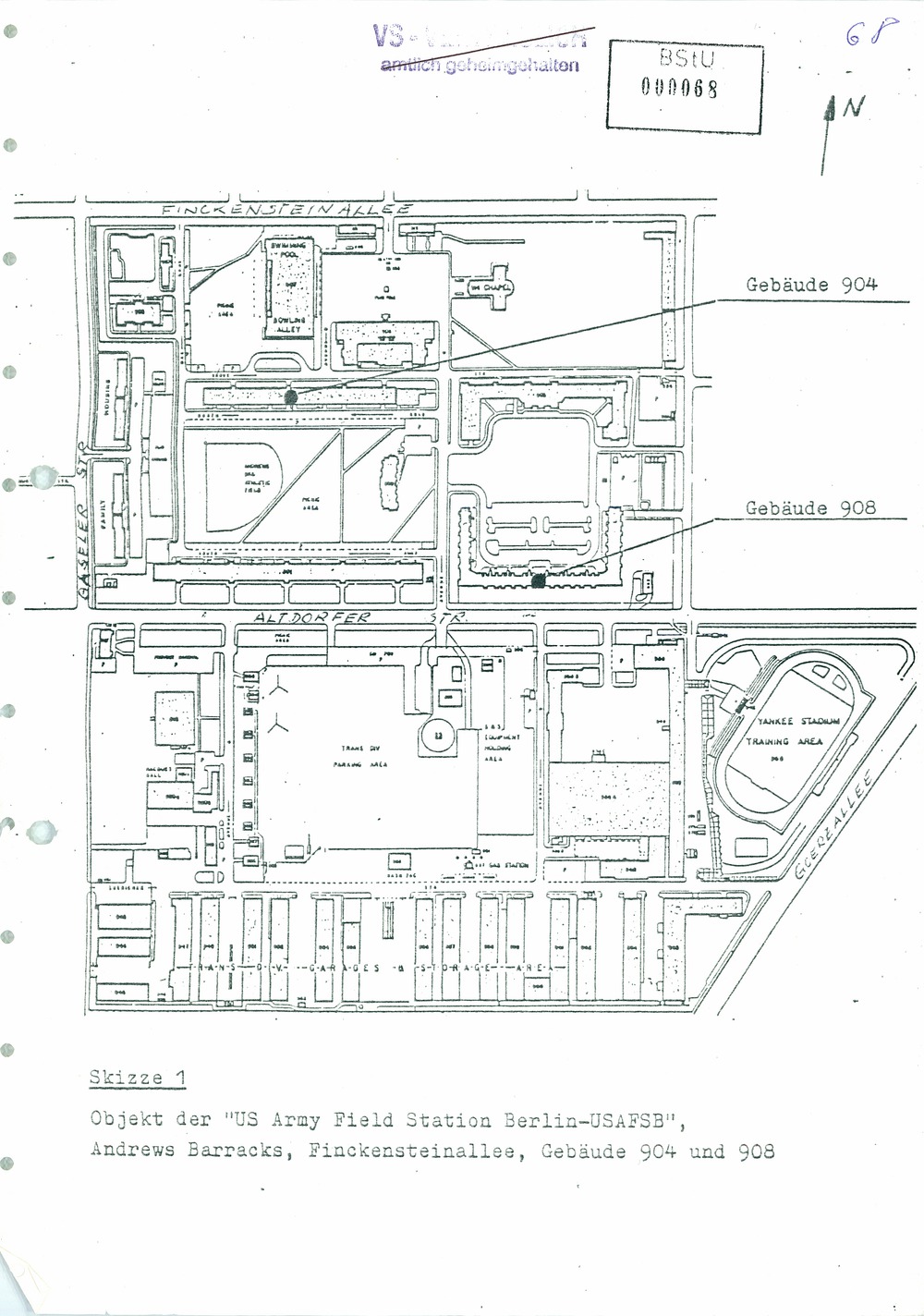 Analyse der Struktur und Tätigkeit der US Army Field Station Berlin (USAFSB) Teufelsberg
