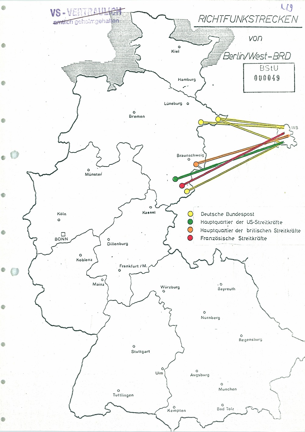 Analyse der Struktur und Tätigkeit der US Army Field Station Berlin (USAFSB) Teufelsberg