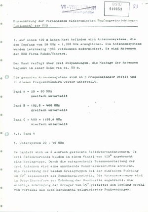 Analyse der Struktur und Tätigkeit der US Army Field Station Berlin (USAFSB) Teufelsberg