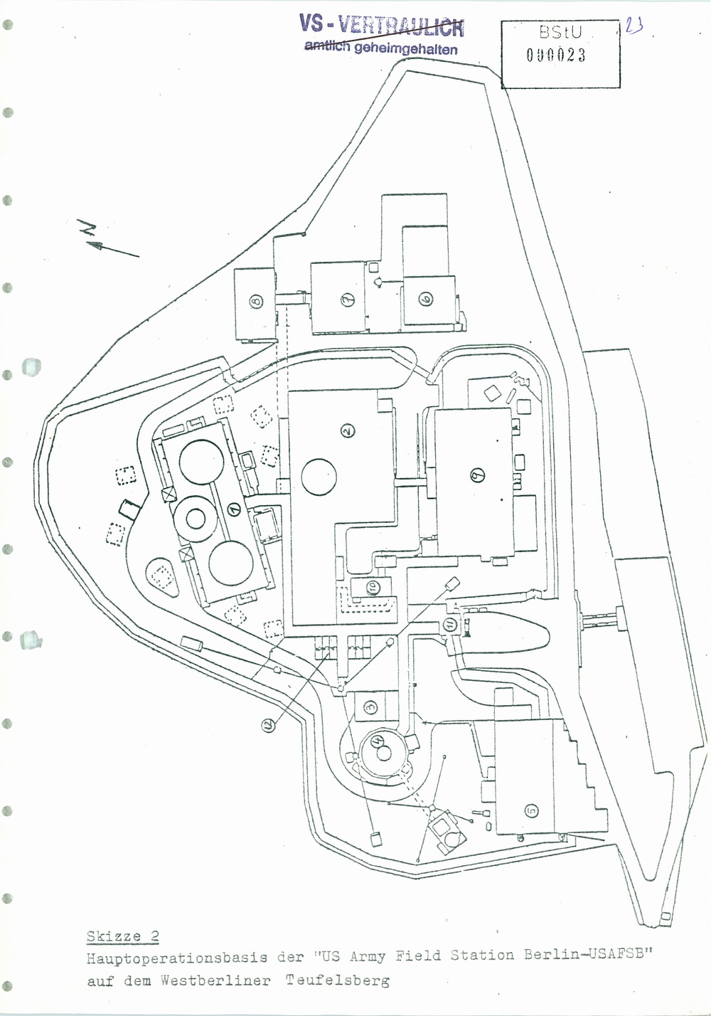 Analyse der Struktur und Tätigkeit der US Army Field Station Berlin (USAFSB) Teufelsberg