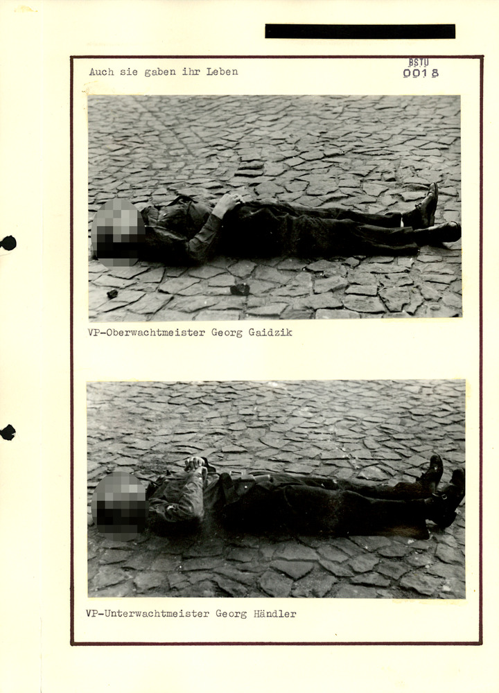 Dokumentation des Sturms auf die Volkspolizei in Magdeburg-Sudenburg