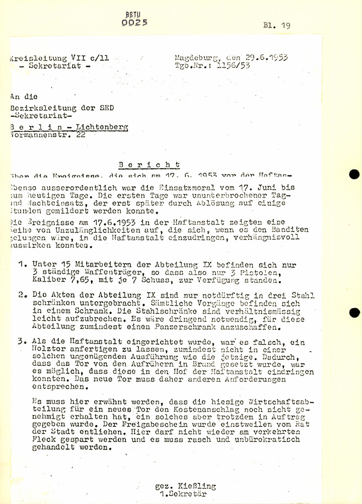 Dokumentation des Sturms auf die Volkspolizei in Magdeburg-Sudenburg
