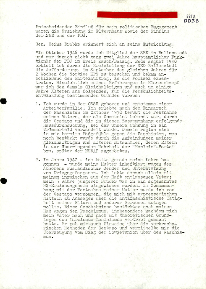 Dokumentation des Sturms auf die Volkspolizei in Magdeburg-Sudenburg