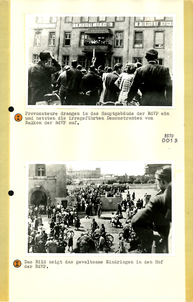 Dokumentation des Sturms auf die Volkspolizei in Magdeburg-Sudenburg