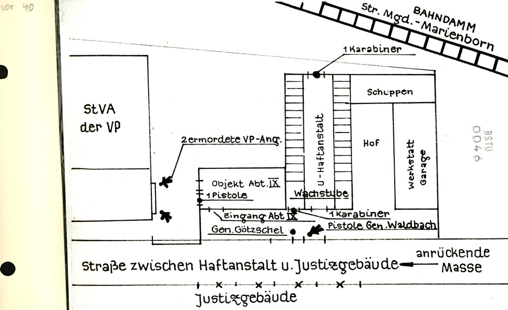 Dokumentation des Sturms auf die Volkspolizei in Magdeburg-Sudenburg