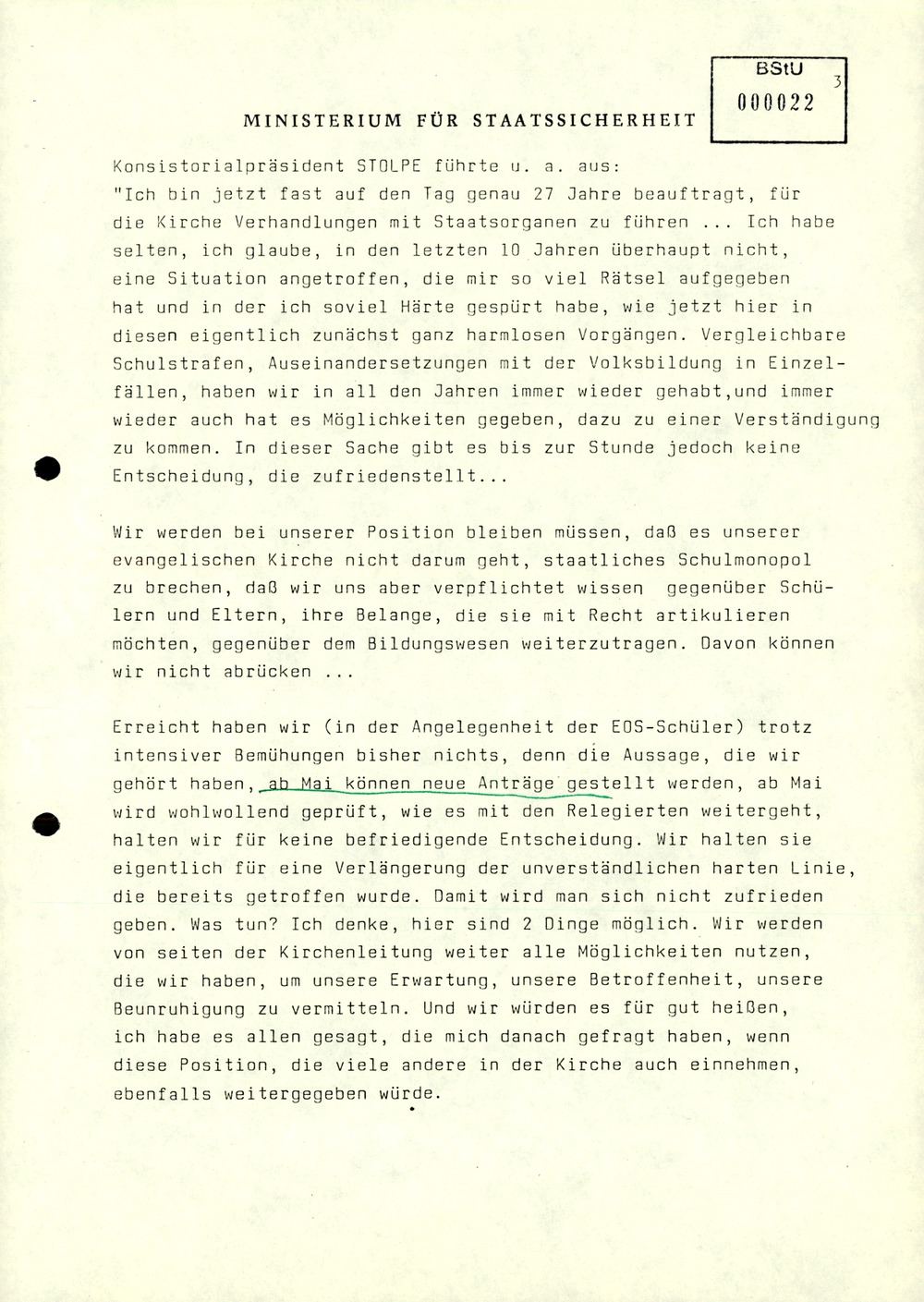 Bericht zu einem Gottesdienst in der Erlöserkirche Berlin-Lichtenberg