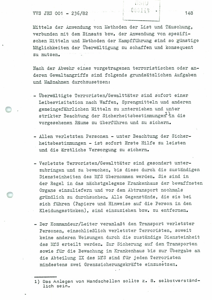 Dissertation: Die Abwehr von Terror- und anderen politisch-operativ bedeutsamen Gewaltakten gegen Grenzsicherungskräfte an der Staatsgrenze der DDR