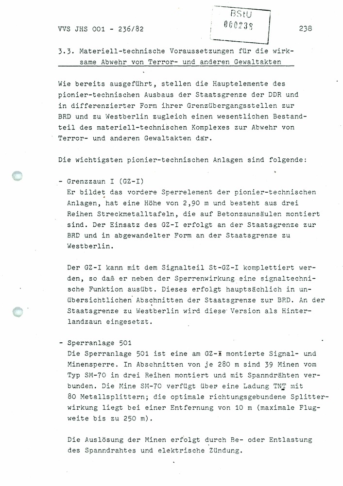 Dissertation: Die Abwehr von Terror- und anderen politisch-operativ bedeutsamen Gewaltakten gegen Grenzsicherungskräfte an der Staatsgrenze der DDR