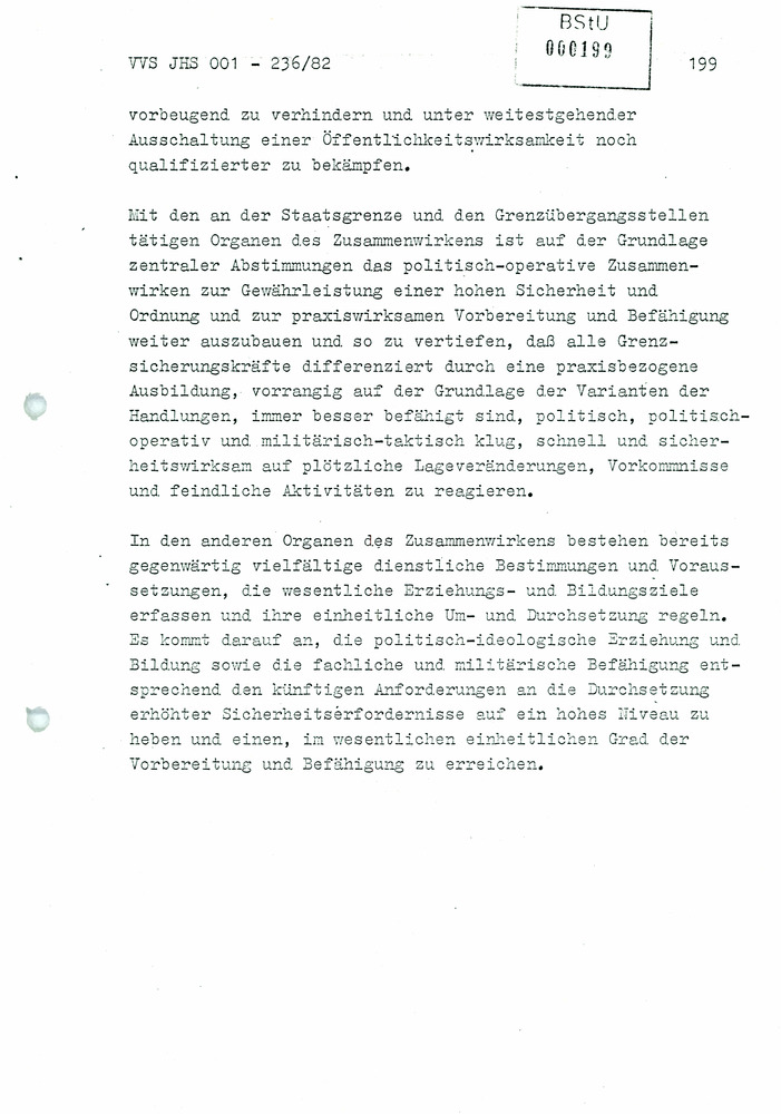 Dissertation: Die Abwehr von Terror- und anderen politisch-operativ bedeutsamen Gewaltakten gegen Grenzsicherungskräfte an der Staatsgrenze der DDR