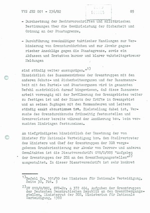 Dissertation: Die Abwehr von Terror- und anderen politisch-operativ bedeutsamen Gewaltakten gegen Grenzsicherungskräfte an der Staatsgrenze der DDR