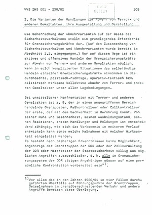 Dissertation: Die Abwehr von Terror- und anderen politisch-operativ bedeutsamen Gewaltakten gegen Grenzsicherungskräfte an der Staatsgrenze der DDR