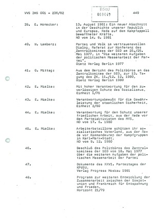 Dissertation: Die Abwehr von Terror- und anderen politisch-operativ bedeutsamen Gewaltakten gegen Grenzsicherungskräfte an der Staatsgrenze der DDR