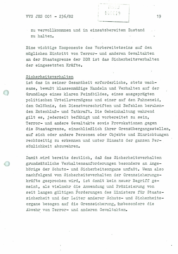 Dissertation: Die Abwehr von Terror- und anderen politisch-operativ bedeutsamen Gewaltakten gegen Grenzsicherungskräfte an der Staatsgrenze der DDR