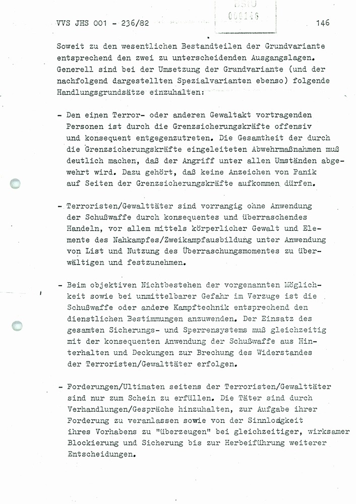 Dissertation: Die Abwehr von Terror- und anderen politisch-operativ bedeutsamen Gewaltakten gegen Grenzsicherungskräfte an der Staatsgrenze der DDR