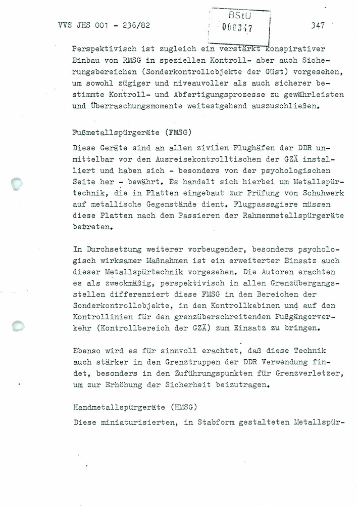Dissertation: Die Abwehr von Terror- und anderen politisch-operativ bedeutsamen Gewaltakten gegen Grenzsicherungskräfte an der Staatsgrenze der DDR