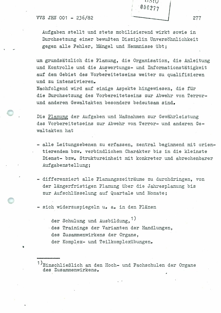 Dissertation: Die Abwehr von Terror- und anderen politisch-operativ bedeutsamen Gewaltakten gegen Grenzsicherungskräfte an der Staatsgrenze der DDR