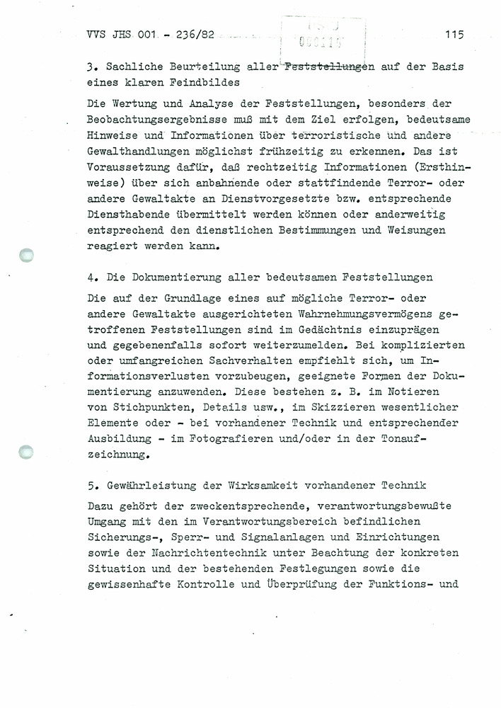 Dissertation: Die Abwehr von Terror- und anderen politisch-operativ bedeutsamen Gewaltakten gegen Grenzsicherungskräfte an der Staatsgrenze der DDR