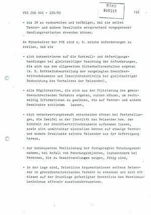 Dissertation: Die Abwehr von Terror- und anderen politisch-operativ bedeutsamen Gewaltakten gegen Grenzsicherungskräfte an der Staatsgrenze der DDR