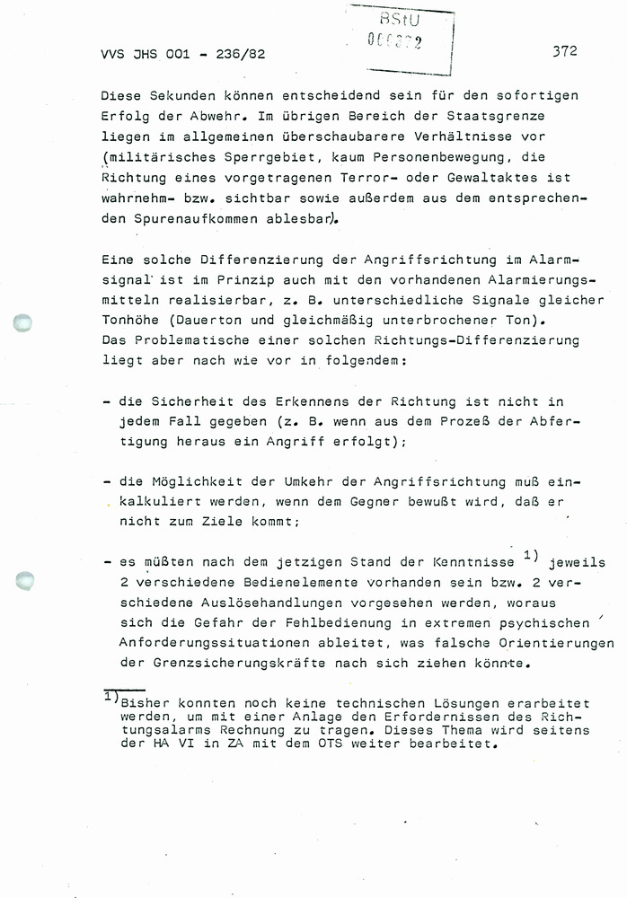 Dissertation: Die Abwehr von Terror- und anderen politisch-operativ bedeutsamen Gewaltakten gegen Grenzsicherungskräfte an der Staatsgrenze der DDR