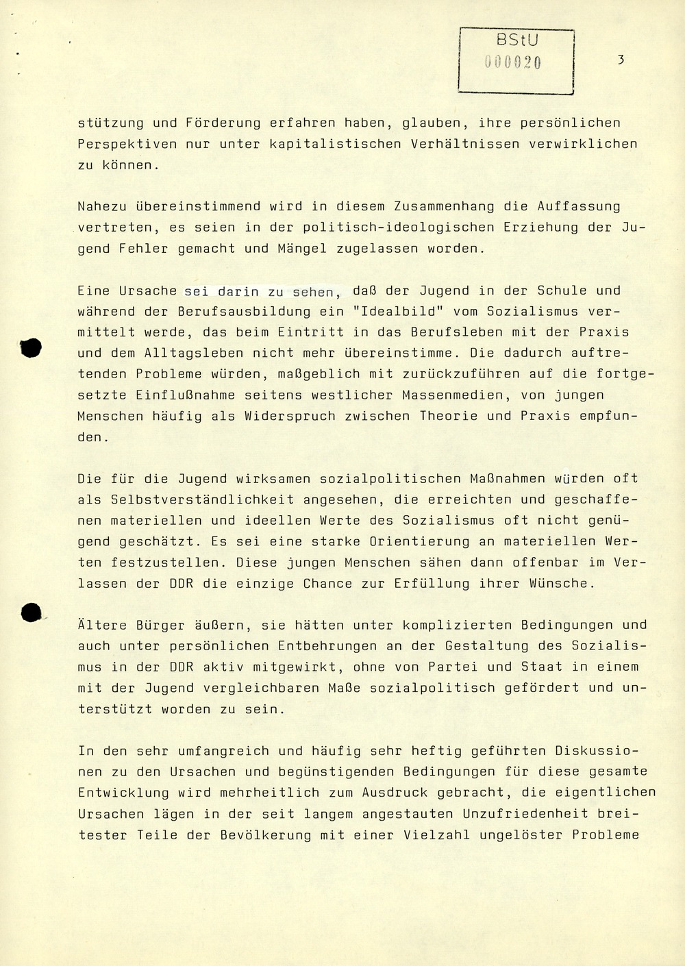 Reaktionen der Bevölkerung zur Fluchtwelle aus der DDR