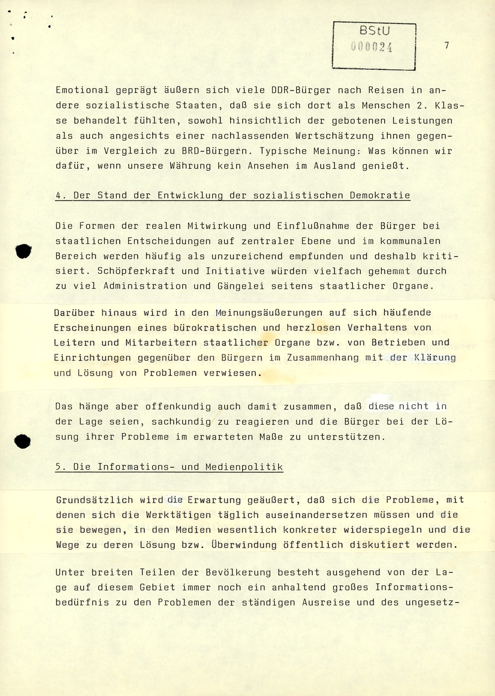 Reaktionen der Bevölkerung zur Fluchtwelle aus der DDR