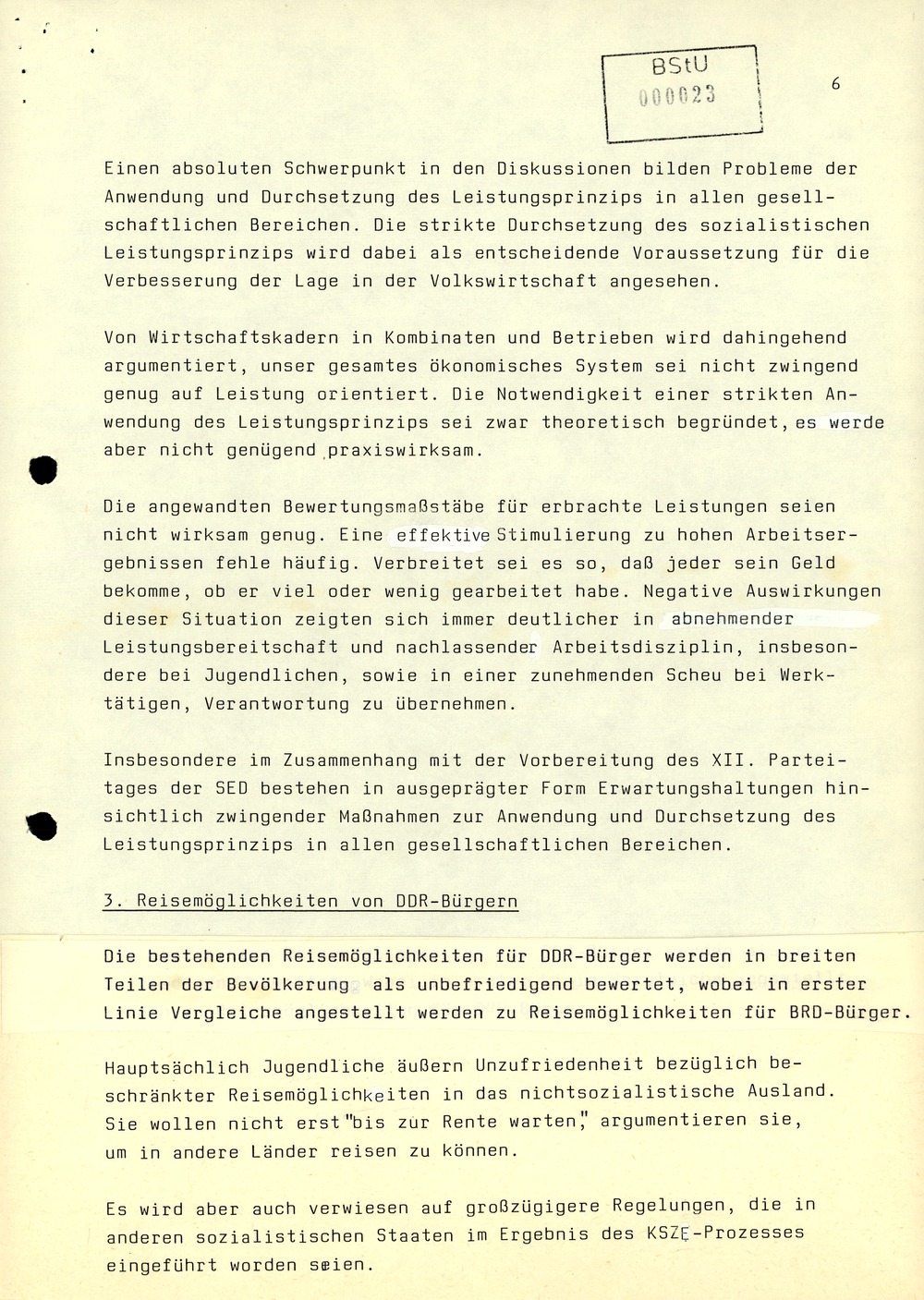 Reaktionen der Bevölkerung zur Fluchtwelle aus der DDR