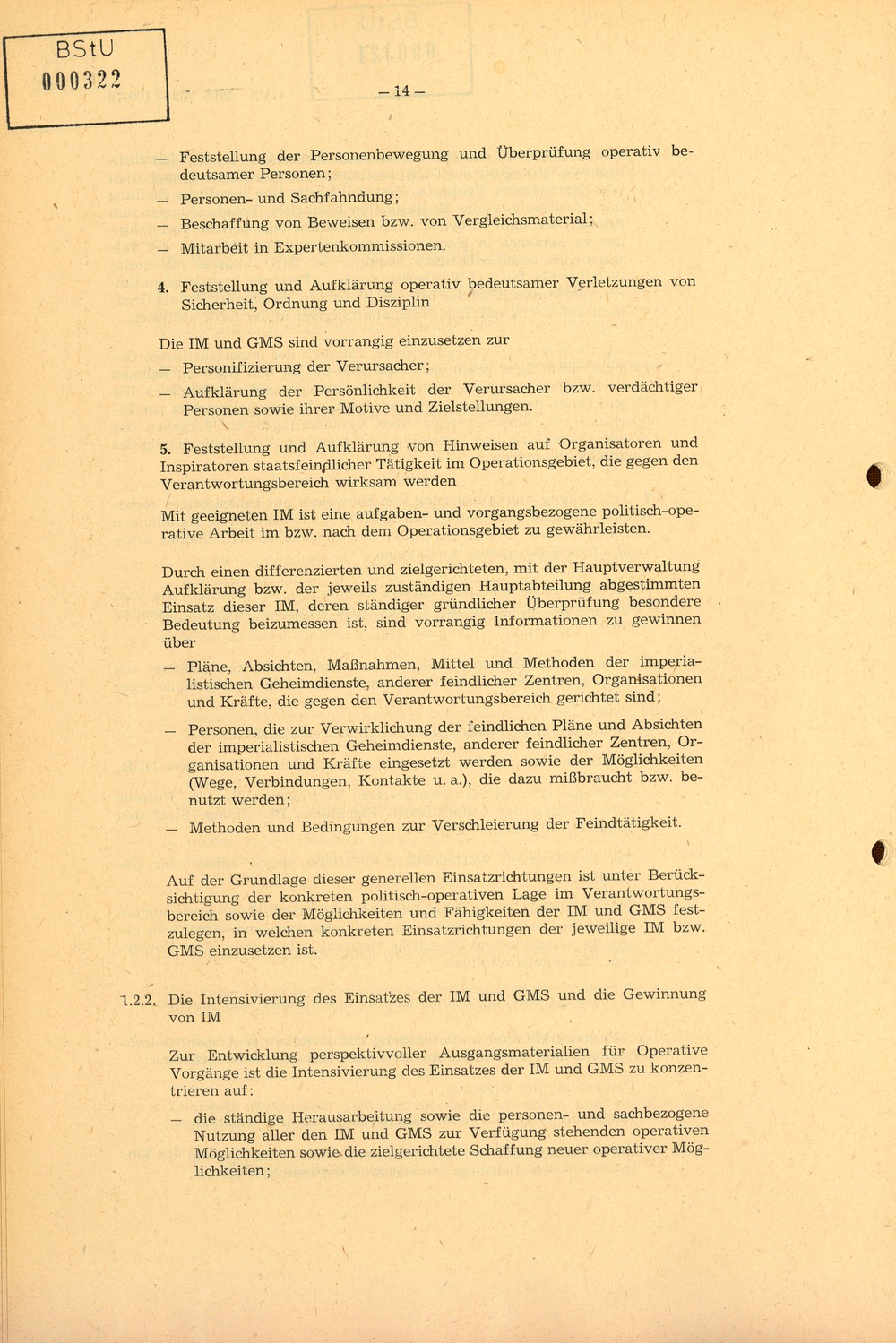 Richtlinie 1/76 zur Bearbeitung Operativer Vorgänge