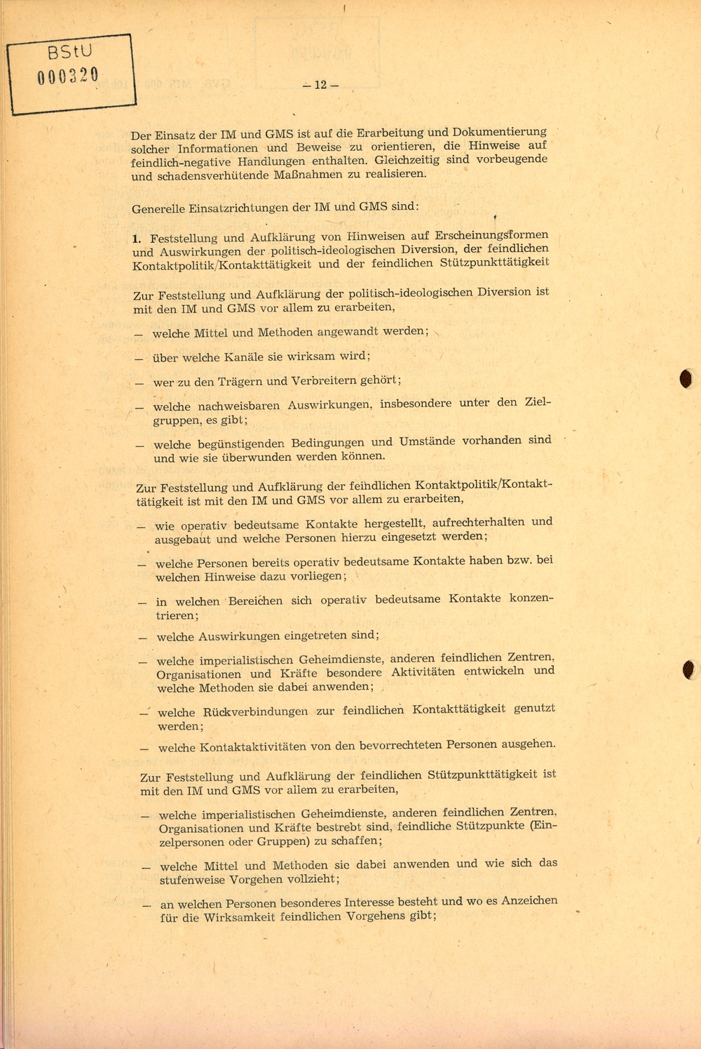Richtlinie 1/76 zur Bearbeitung Operativer Vorgänge