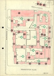 Übersichtskarten der Stasi-Zentrale in Berlin-Lichtenberg