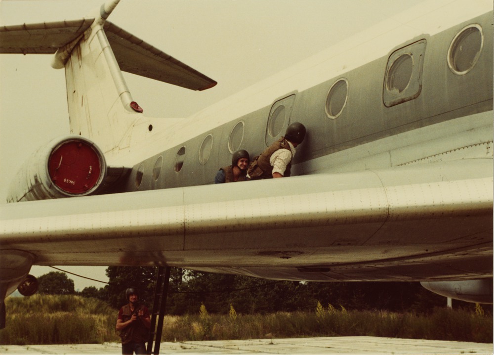 Ausbildung von Antiterroreinheiten an einem Passagierflugzeug vom Typ Tupolew Tu-134