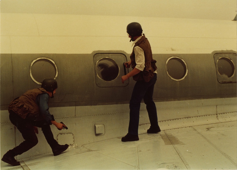Ausbildung von Antiterroreinheiten an einem Passagierflugzeug vom Typ Tupolew Tu-134