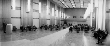 20. Jahrestag des Ministeriums für Staatssicherheit im Staatsratsgebäude während der Grippepandemie 1970