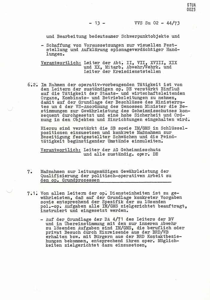Organisationsplan zur aktionsmäßigen Sicherung des Wechselverkehrs von Personen und der Einreisen von im grenznahen Raum wohnhaften Bürgern der BRD nach der Eröffnung der GÜST Meiningen und Eisfeld