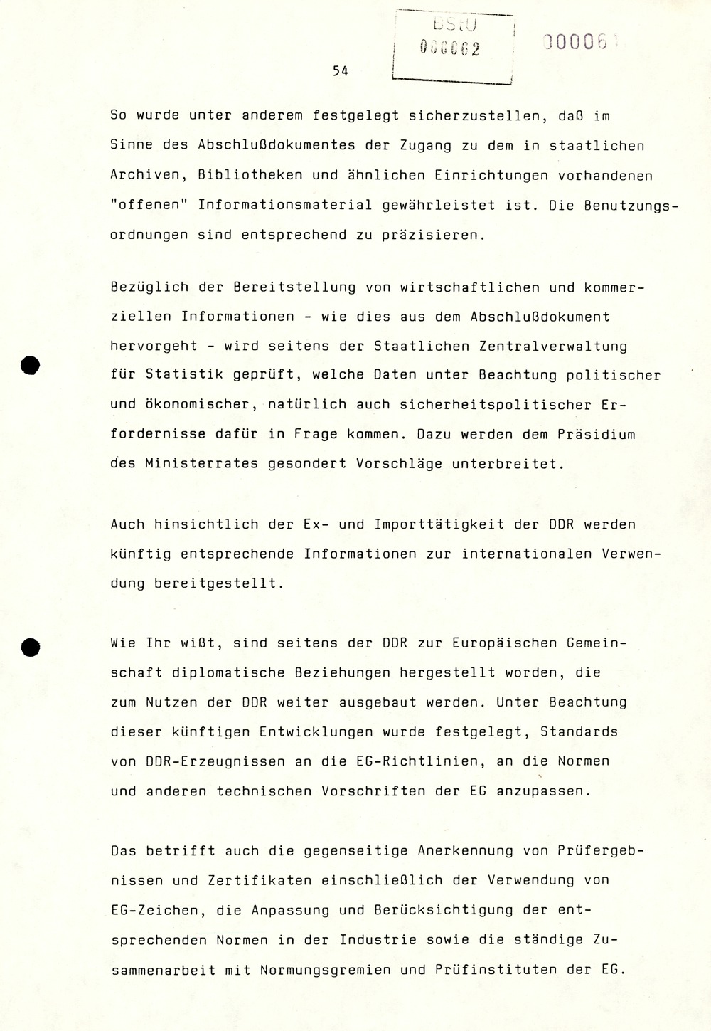 Referat Erich Mielkes auf einer Dienstbesprechung kurz vor den Kommunalwahlen 1989