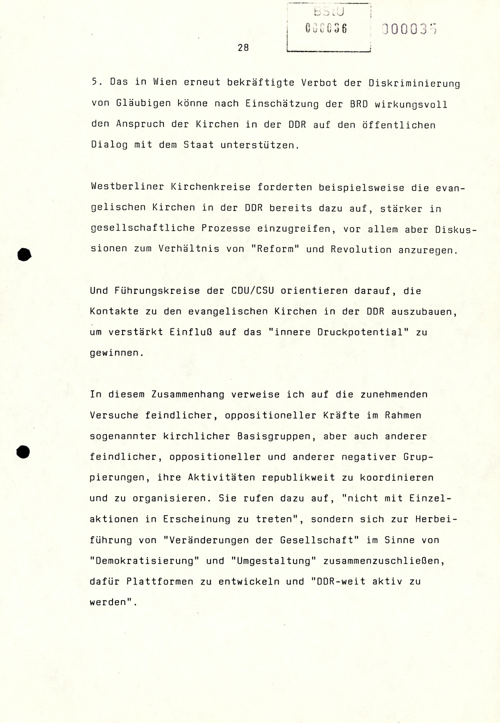 Referat Erich Mielkes auf einer Dienstbesprechung kurz vor den Kommunalwahlen 1989