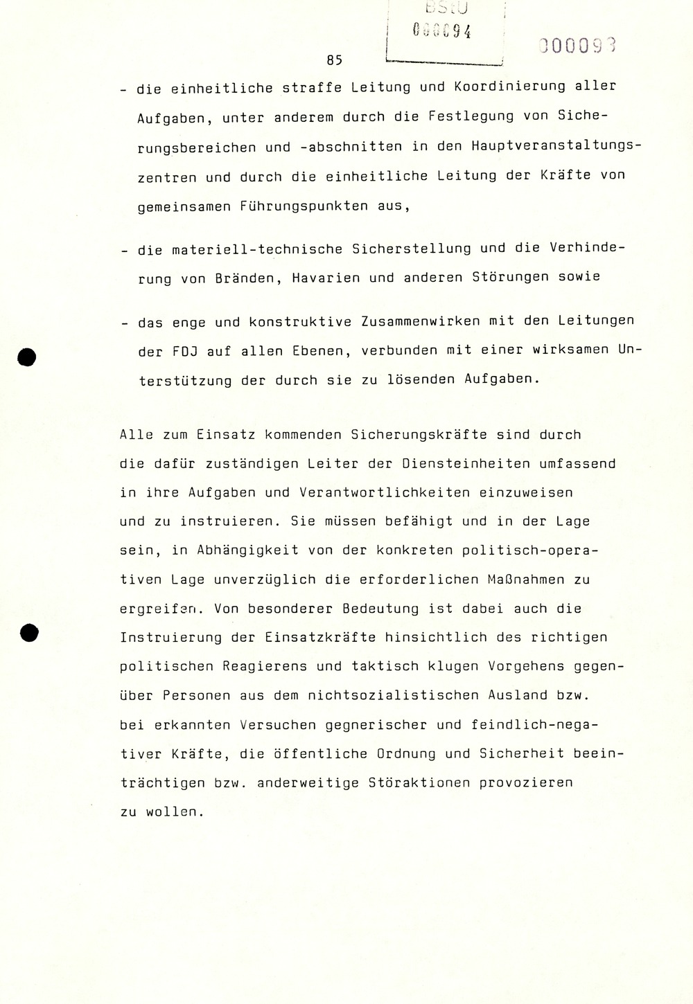 Referat Erich Mielkes auf einer Dienstbesprechung kurz vor den Kommunalwahlen 1989
