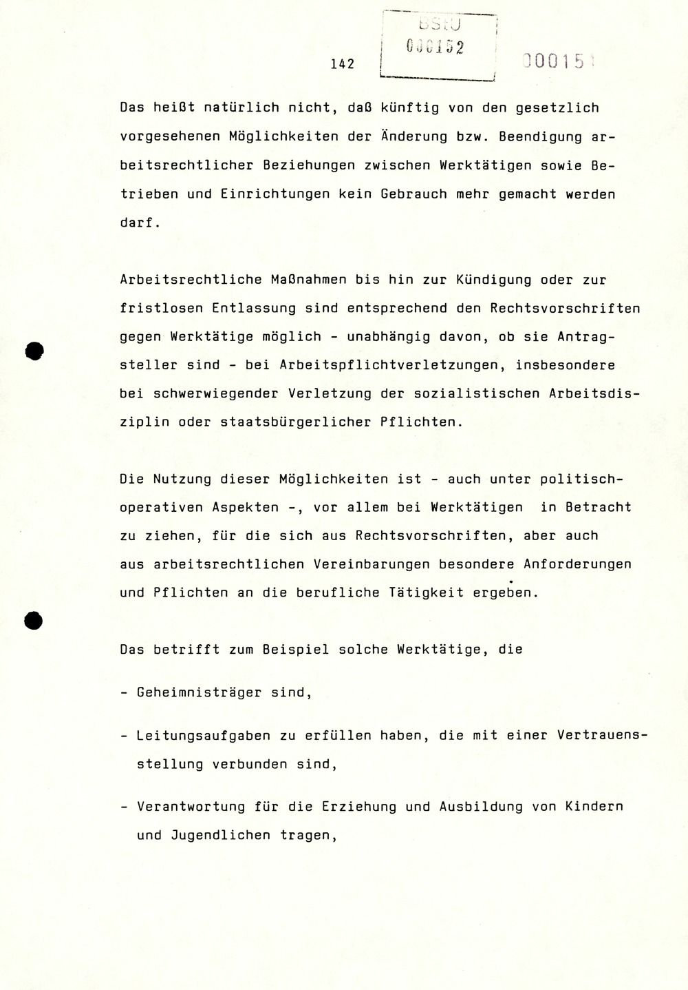 Referat Erich Mielkes auf einer Dienstbesprechung kurz vor den Kommunalwahlen 1989